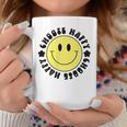 Choose Happy 70S Yellow Smile Face Cute Smiling Face Coffee Mug Unique Gifts