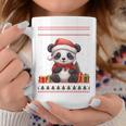Christmas Panda Santa Hat Ugly Christmas Sweater Coffee Mug Unique Gifts