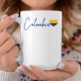 Colombia Heart Pride Colombian Flag Coffee Mug Unique Gifts