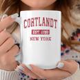 Cortlandt New York Ny Vintage Sports Red Coffee Mug Unique Gifts