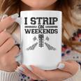 Drag Racing Race Car Pun Vintage I Strip On Weekends Racing Funny Gifts Coffee Mug Unique Gifts