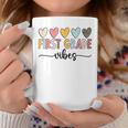 First Grade Vibes Back To School Leopard 1St Grade Teachers Coffee Mug Unique Gifts