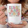 First Grade Vibes Back To School Retro 1St Grade Teacher Coffee Mug Unique Gifts