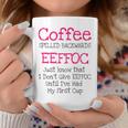 Coffee Quote Coffee Spelled Backwards Eeffoc Coffee Mug Unique Gifts