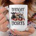 Floral Heifer Hanging With My Heifer Cow Castle Farmer Coffee Mug Funny Gifts