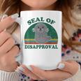 Seal Of Disapproval For Beach Ocean Animal Lover Coffee Mug Unique Gifts