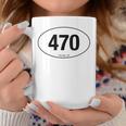 Georgia Area Code 470 Oval State Pride Coffee Mug Unique Gifts