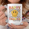 Happy Thanksgiving Retro Smile Face Fall Autumn Coffee Mug Personalized Gifts