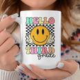 Hello Third Grade Groovy Retro First Day Back To School Coffee Mug Funny Gifts