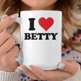 I Heart Betty First Name I Love Personalized Stuff Coffee Mug Personalized Gifts