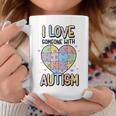 I Love Someone With Autism Kids Heart Puzzle Colorful Kids Coffee Mug Unique Gifts