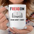 I Read Banned Books Freadom Funny Bookworm Book Reading Coffee Mug Unique Gifts