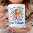 Im Just Here For The Wieners Funny 4Th Of July Wieners Coffee Mug Unique Gifts