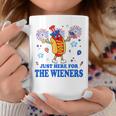 Im Just Here For The Wieners Funny Fourth Of July Coffee Mug Unique Gifts