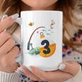 Kids 3Rd Birthday Fishing Theme For Boys And Girls O-Fishally 3 Coffee Mug Funny Gifts
