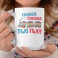 Kids Birthday 2 Year Old Gifts Chugga Two Two Party Theme Trains Coffee Mug Funny Gifts