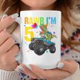 Kids Rawr Im 5Th Birthday Boy DinosaurRex 5 Year Old Gifts Coffee Mug Unique Gifts