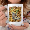 Leopard Sunflower Cowgirl Boot For Cowgirl Country Girl Coffee Mug Unique Gifts