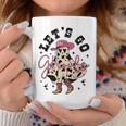 Let's Go Ghouls Cute Ghost Cowgirl Western Halloween Coffee Mug Unique Gifts