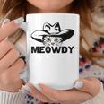 Meowdy Funny Mashup Between Meow And Howdy Cat Meme Coffee Mug Unique Gifts