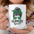 Messy Bun Sunglasses Support Squad Liver Disease Awareness Coffee Mug Unique Gifts