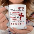 Never Underestimate A Grandma Who Was Born In August Coffee Mug Funny Gifts