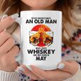 Never Underestimate An Old Man Who Loves Whiskey May Coffee Mug Funny Gifts