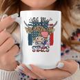 Oh My Stars Highland Cow Heifer Cow Girls 4Th Of July Coffee Mug Unique Gifts