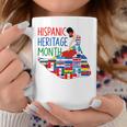 Hispanic Heritage Month Countries Flags Latino Coffee Mug Unique Gifts