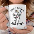 Protect Children Not Guns End Gun Violence Anti Gun Orange Coffee Mug Unique Gifts