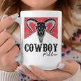 Punchy Cowboy Killer Bull Horn Vintage Western Cowgirl Rodeo Rodeo Funny Gifts Coffee Mug Unique Gifts