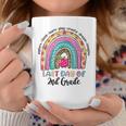 Rainbow Last Day Of School 2Nd Second Grade Funny Teacher Coffee Mug Personalized Gifts