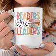 Readers Are Leaders Bookworm Teacher Librarian Reading Book Gifts For Teacher Funny Gifts Coffee Mug Unique Gifts