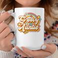 Retro Groovy Auntie Family Birthday 60S 70S Hippie Costume Coffee Mug Personalized Gifts