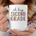 Retro Oh Hey Second Grade Leopard Back To School Teachers Coffee Mug Unique Gifts