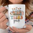 Retro Third Grade Teachers Leopard Back To School Student Coffee Mug Unique Gifts