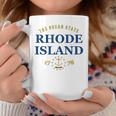 Rhode Island Pride State Flag Native Ocean State Coffee Mug Unique Gifts
