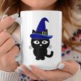 Scary Halloween Black Cats Wizard Witch Kitty Cat Coffee Mug Unique Gifts