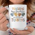 Teaching My Favorite Little Turkeys Thanksgiving Teacher Coffee Mug Unique Gifts