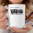 Thank A Farmer Cow Lover Heifer Lover Agriculture Outfit Coffee Mug Unique Gifts