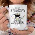 Never Underestimate A Woman Loves Plants June Coffee Mug Funny Gifts