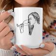 Woman Wine Outline Vintage Champagne Drinker Coffee Mug Funny Gifts