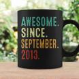 10 Year Old Awesome Since September 2013 10Th Birthday Coffee Mug Gifts ideas