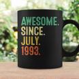 30 Year Old Awesome Since July 1993 30Th Birthday 30Th Birthday Funny Gifts Coffee Mug Gifts ideas