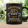 35Th Birthday Legends Born In July 1987 35 Years Old Coffee Mug Gifts ideas