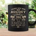 39Th Birthday Gift 39 Years Old Legends Born August 1984 Coffee Mug Gifts ideas