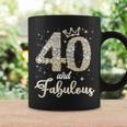 40 And Fabulous Happy Birthday To Me 40Th Birthday Coffee Mug Gifts ideas