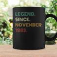 40 Years Old Legend Since November 1983 40Th Birthday Coffee Mug Gifts ideas