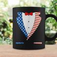 4Th Of July Independence Day American Flag Tuxedo Coffee Mug Gifts ideas