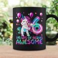 6 Years Of Being Awesome 6Th Birthday Girl Unicorn Party Coffee Mug Gifts ideas